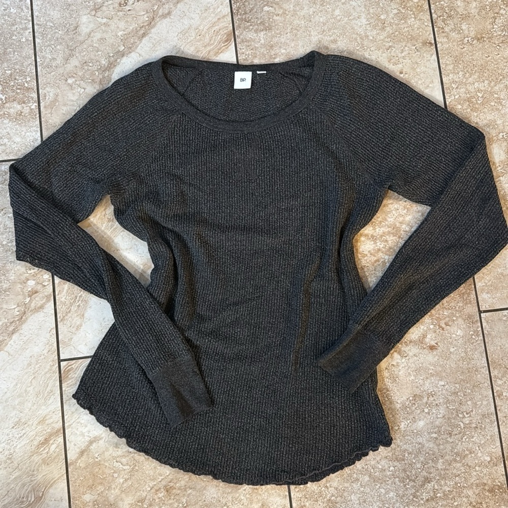 BP Dark Gray Crew Neck Sweater
